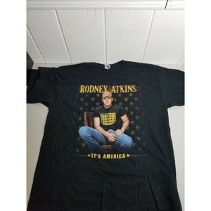 Rodney Atkins - It's America Concert Tour Shirt - Black - Men's XL
